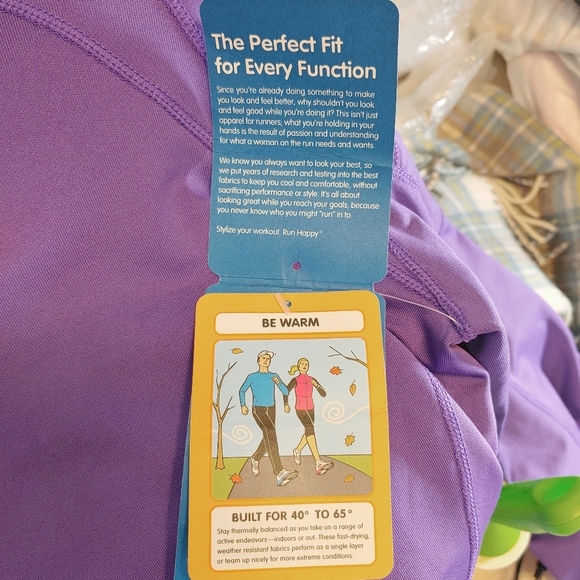 Brooks Women's Lilac Infiniti 1/2 Zip II Pullover Activewear Top Outdoors - Picture 7 of 12